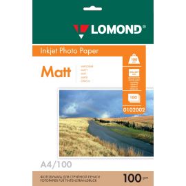 Ֆոտոթուղթ երկկողմանի փայլատ Lomond A4, 100 գ/մ², 100 թերթ 0102002