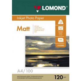 Ֆոտոթուղթ փայլատ Lomond A4, 120 գ/մ2, 100 թերթ, 0102003