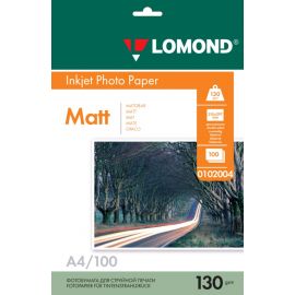 Ֆոտոթուղթ երկկողմանի փայլատ Lomond A4, 130 գ/մ², 100 թերթ 0102004