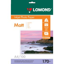 Ֆոտոթուղթ երկկողմանի փայլատ Lomond A4, 170 գ/մ², 100 թերթ 0102006