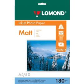 Ֆոտոթուղթ փայլատ Lomond A4, 180 գ/մ2, 50 թերթ, 0102014