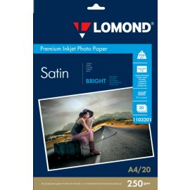 Ֆոտոթուղթ Սատին (Satin Bright) Lomond A4, 250 գ/մ², 20 թերթ, 1103201