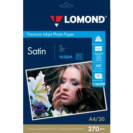 Ֆոտոթուղթ Սատին (Satin Warm) Lomond A4, 270 գ/մ², 20 թերթ, 1106200